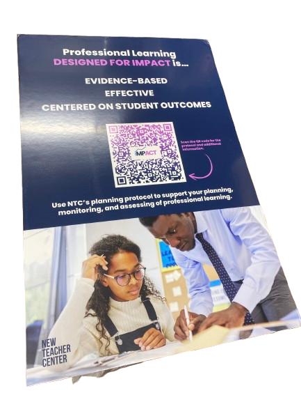New Teacher Center IMPACT (QR Code) Sign