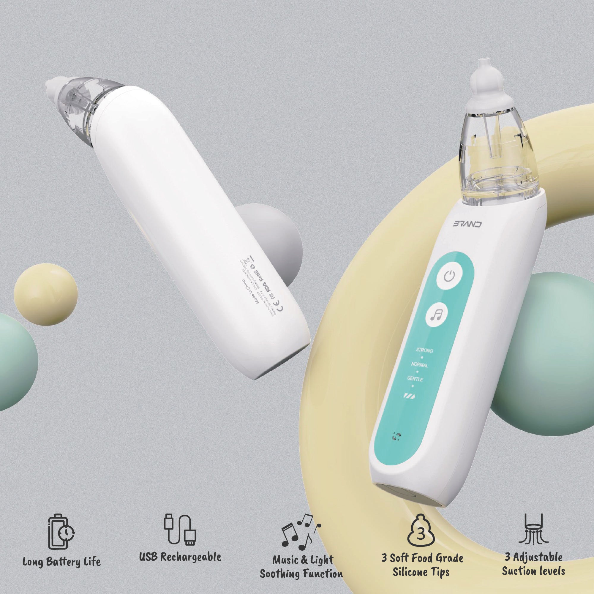 Mesh Nebulizer with Baby Nasal Aspirator
