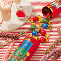 Nutcracker Chocolate-Covered Pretzel Gift Tin – Gourmet Holiday Treats & Christmas Gift Idea