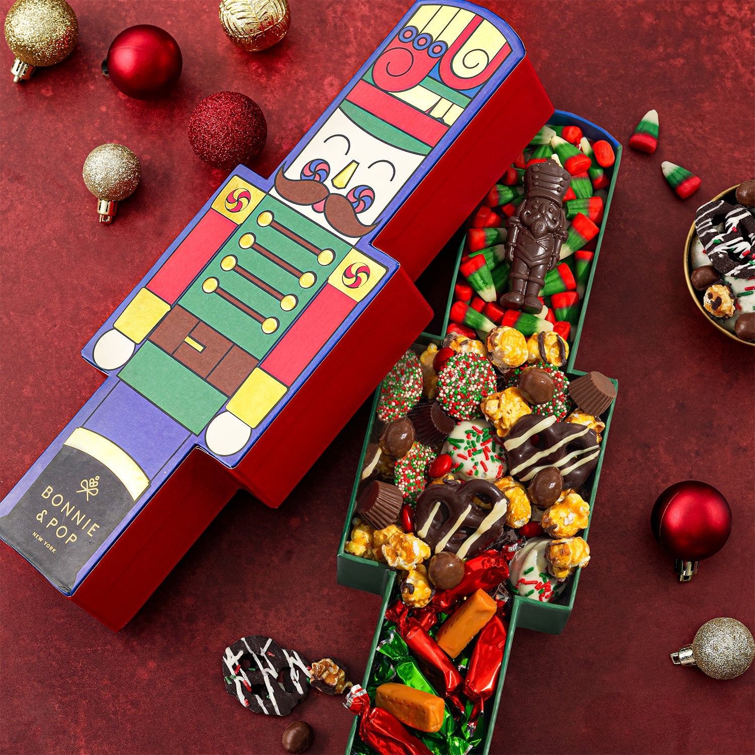 Christmas Gift Basket – Festive Soldier Box with Holiday Candy & Chocolate Assortment