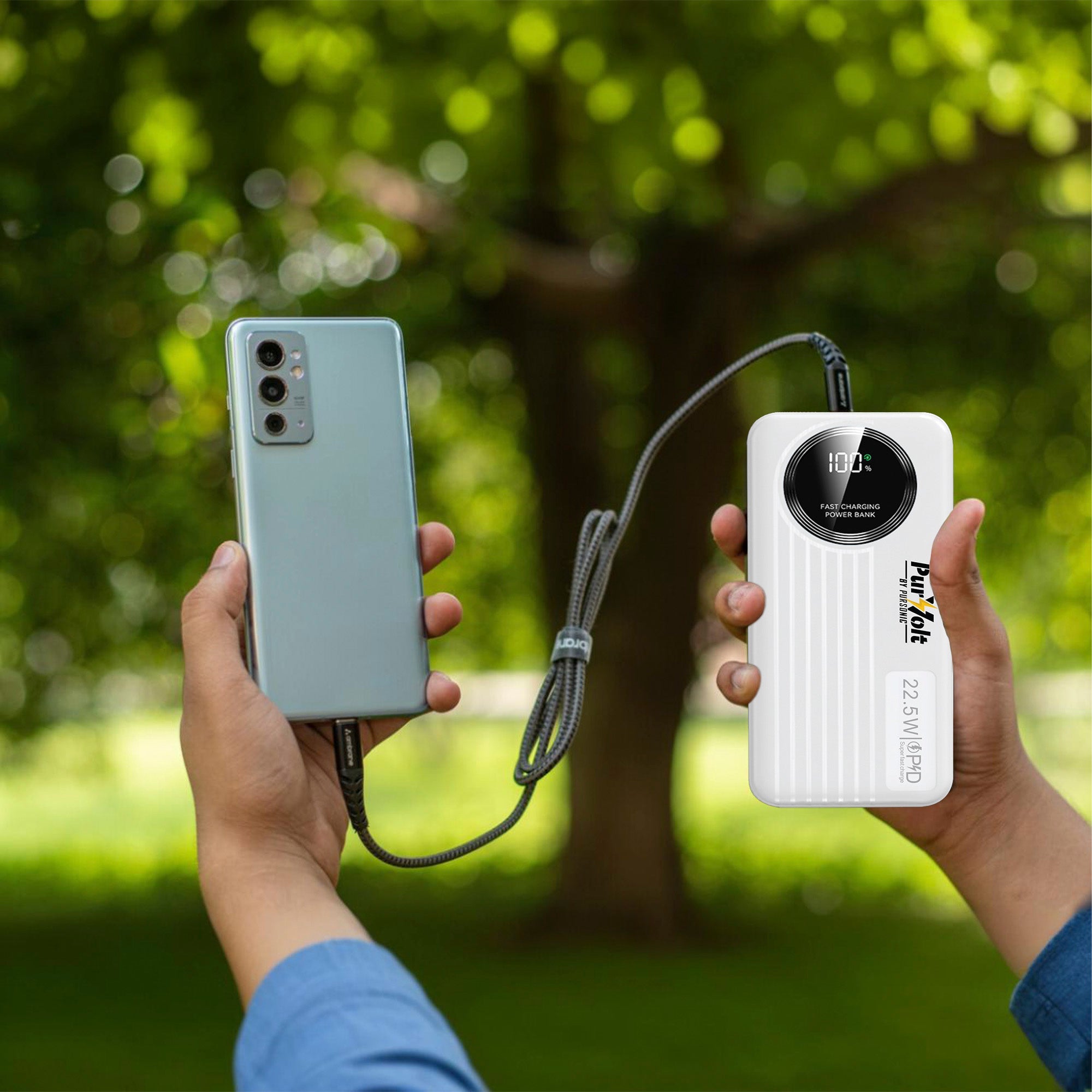 Power & Protection Bundle: 40,000mAh Power Bank, LED Fast Charger & Smart Tracker