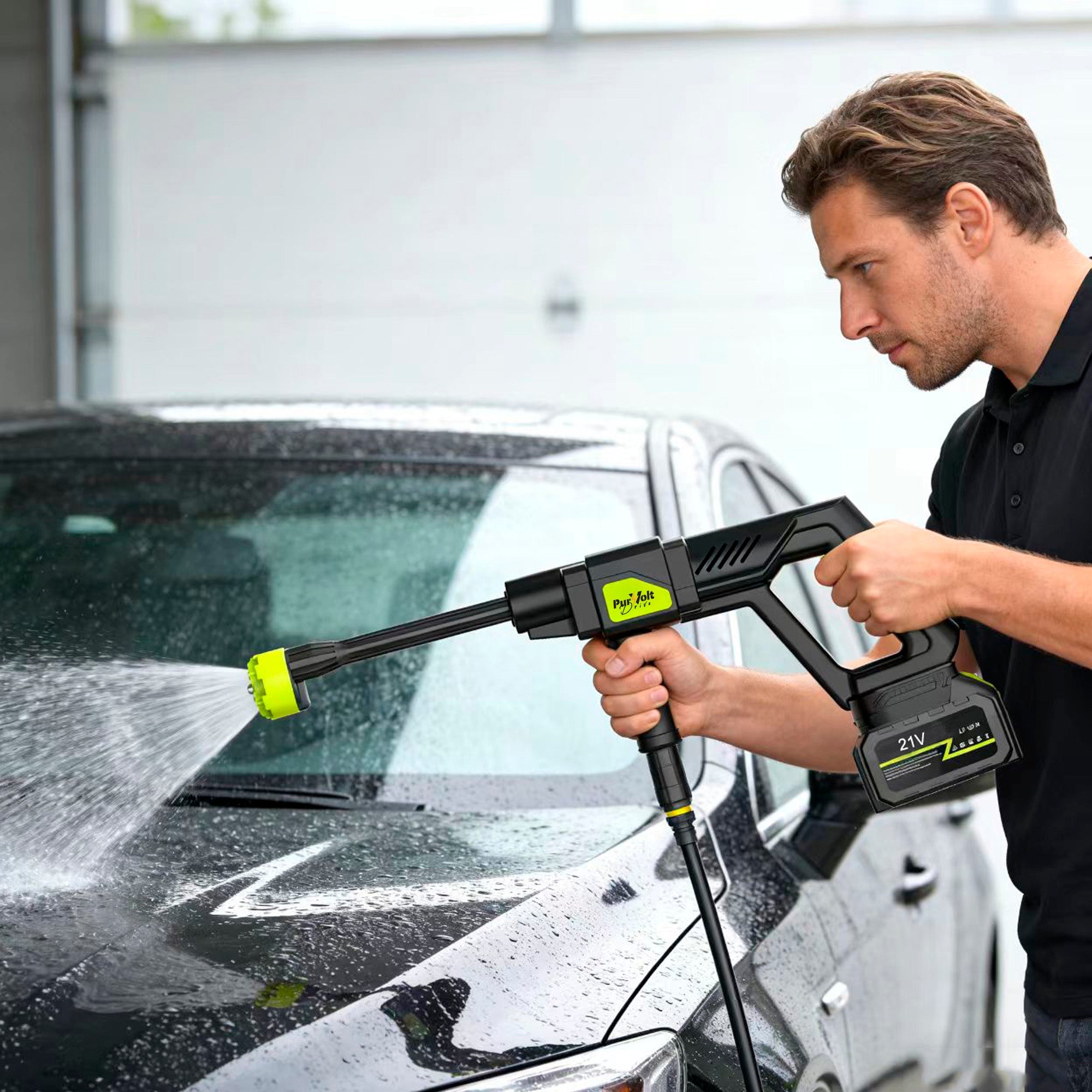 Powerful Rechargeable Cordless Pressure Washer 1100 PSI