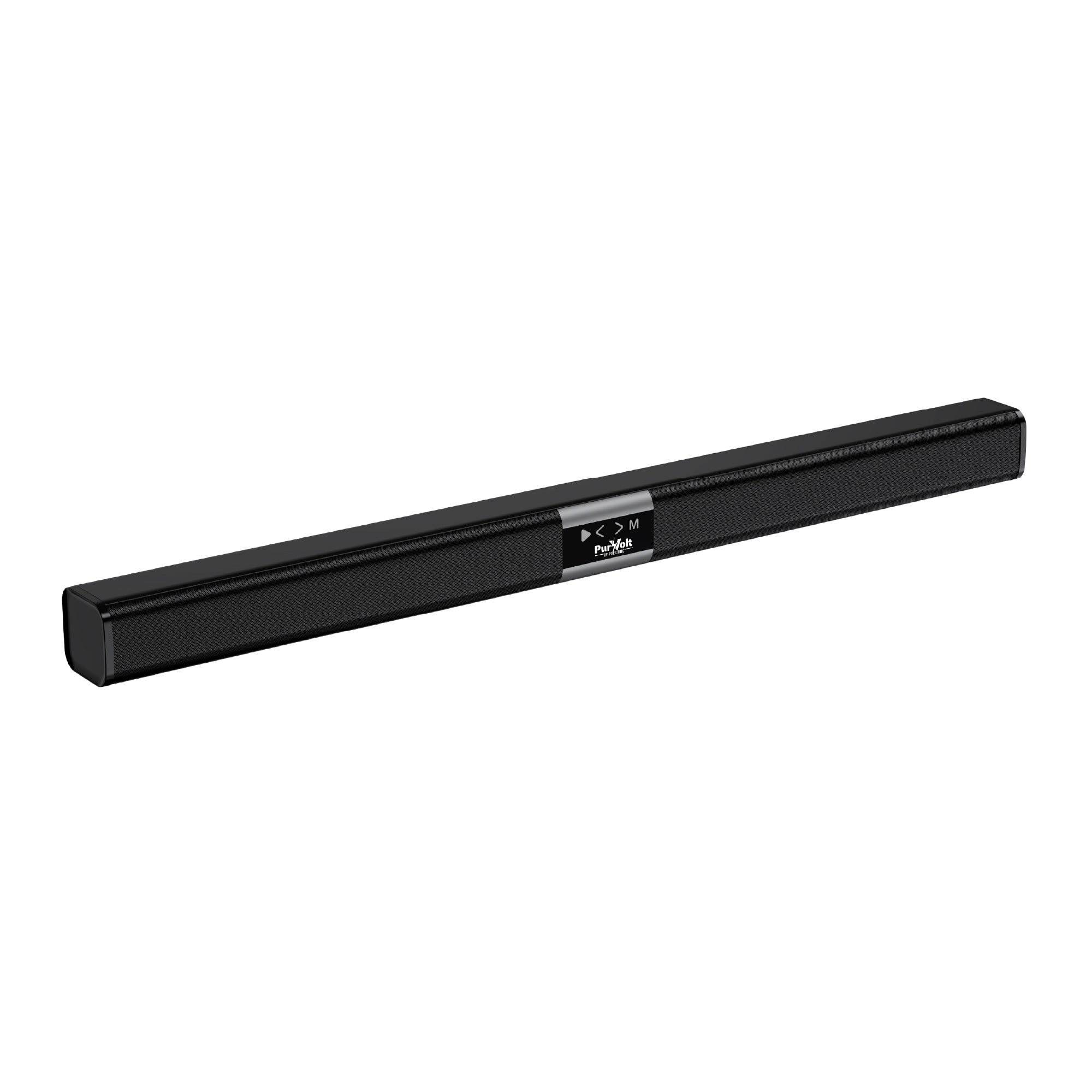 PurVolt 31.5" Wireless TV Sound Bar with 16W Stereo Sound, Rechargeable Battery, USB, TF Card & AUX