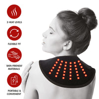 Pursonic Red Light Therapy Neck Pack Wrap – Targeted Relief for Neck & Shoulders