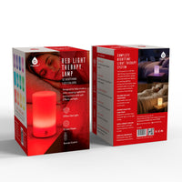 670nm Red Light Therapy Lamp with 12 Color LED Modes, Remote Control & Rechargeable Battery
