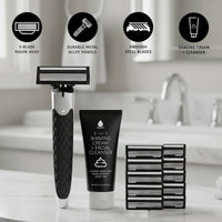 Premium Men’s Shaving Kit with Alloy Metal Handle – Complete Grooming Essentials for a Superior Shave