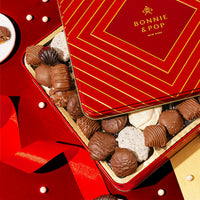 Christmas Chocolate Gift Basket – Extra Large Tin Loaded with Truffles and Chocolate Holiday Favorites