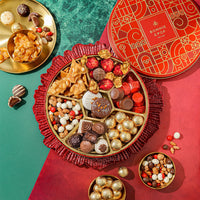 Holiday Treat Assortment with Gourmet Chocolates, Nuts & Caramels