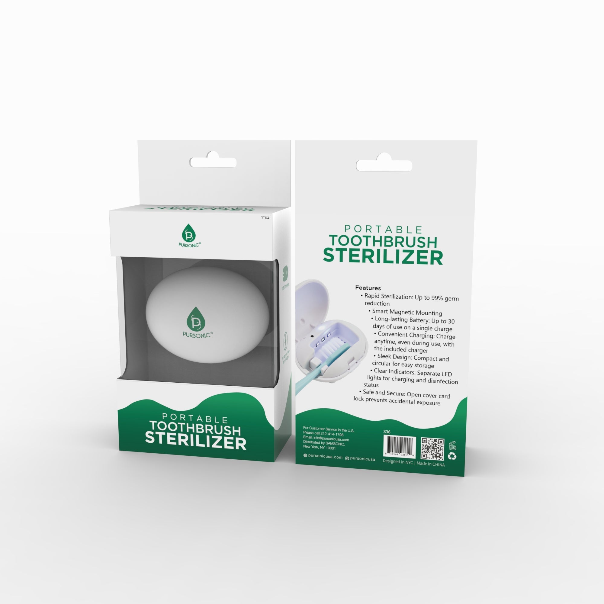 Portable Toothbrush Sterilizer – Your Hygiene Companion on the Go!