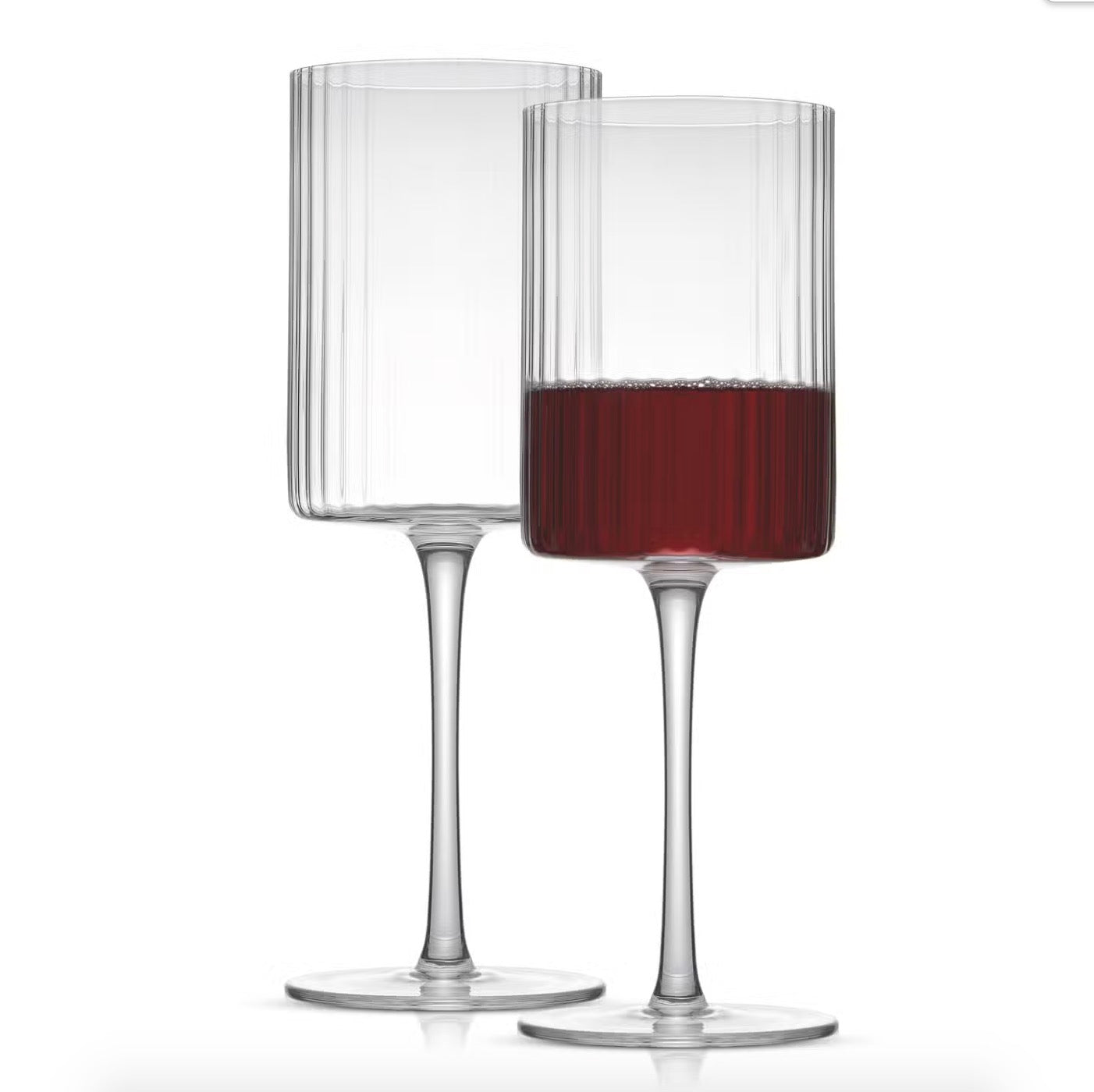 Set of 2 Red Wine Glasses
