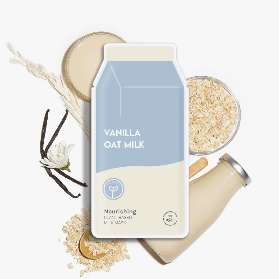 Vanilla Oat Milk Nourishing Plant-Based Sheet Mask
