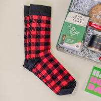 Red Checkered Socks
