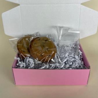 Milk Glass + Cookies Gift