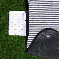 Picnic Blanket with Leather Straps
