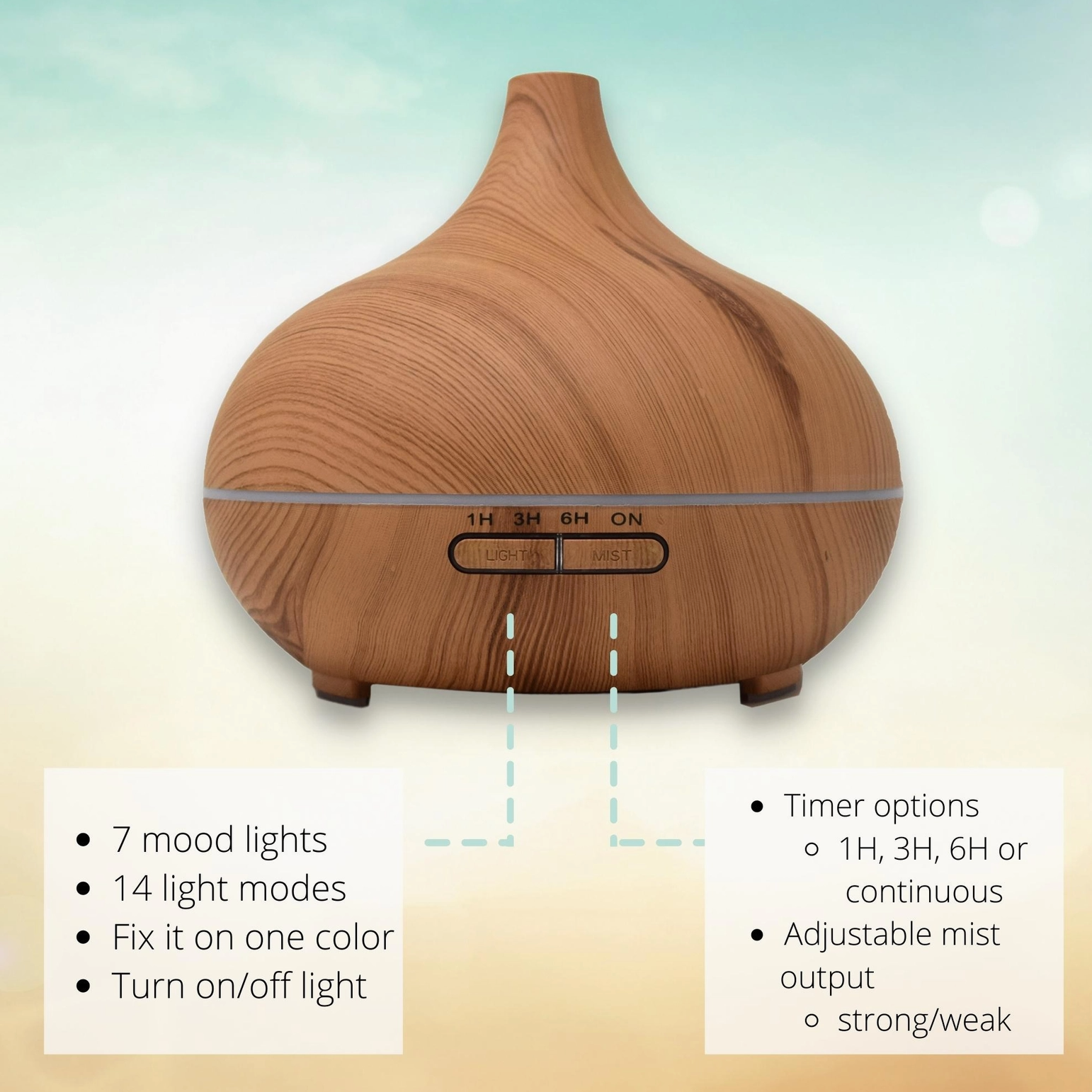 Bamboo Teardrop Diffuser