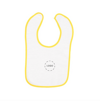Rabbit Skins Infant Contrast Trim Terry Bib