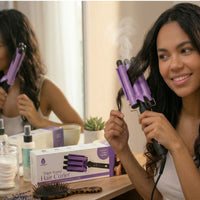 Pursonic Triple Barrel Hair Curler – Effortless Beach Waves & Curls