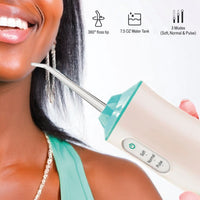 Ultrasonic Cleaner Pod, Rechargeable Oral Irrigator, & USB Sonic Toothbrush