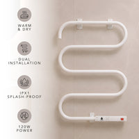 Electric Heated Towel Warmer Rack – Wall-Mount or Freestanding