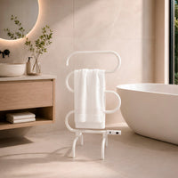 Electric Heated Towel Warmer Rack – Wall-Mount or Freestanding