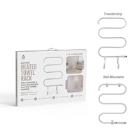 Electric Heated Towel Warmer Rack – Wall-Mount or Freestanding