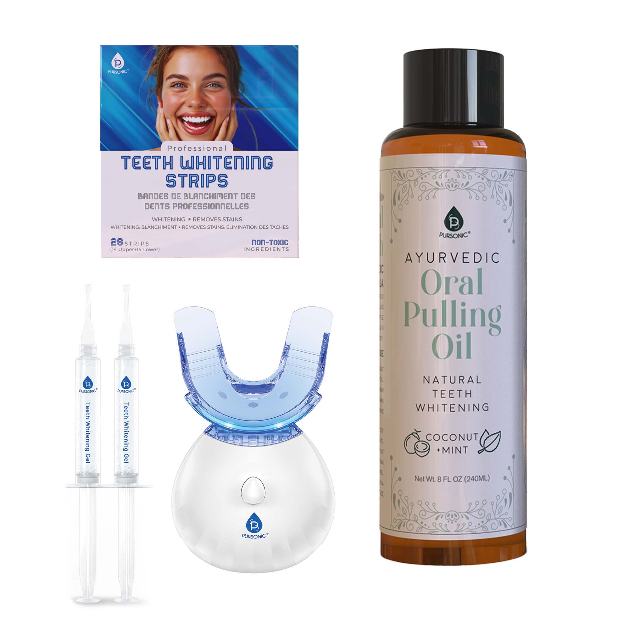Advanced Teeth Whitening & Ayurvedic Oral Care Bundle