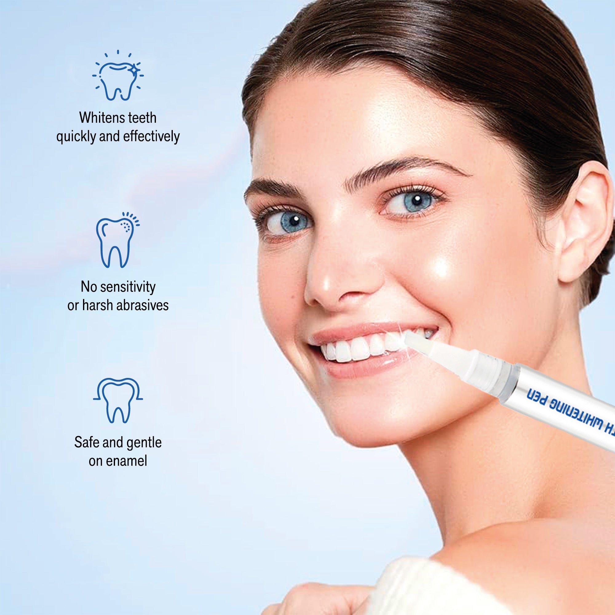 Teeth Whitening Essentials Bundle – Whitening Pens + Professional Whitening Strips