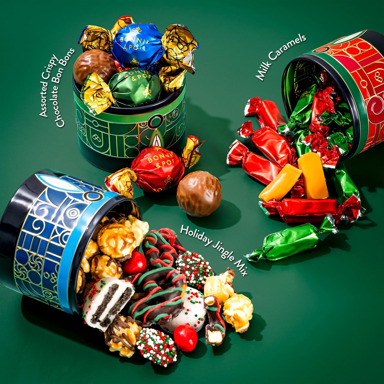 Nutcracker Soldier Keepsake Tin Filled with Holiday Snack Mix