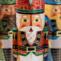 Nutcracker Soldier Keepsake Tin Filled with Holiday Snack Mix