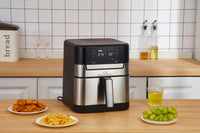 Air fryer XL Premium Ceramic Coated PTFE PFOA Free - 7QT SS