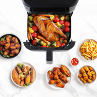 Air fryer XL Premium Ceramic Coated PTFE PFOA Free - 7QT SS
