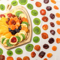 Dried Fruit Gift Basket in Convertible Wooden Tray – Healthy & Elegant Fruit Gift