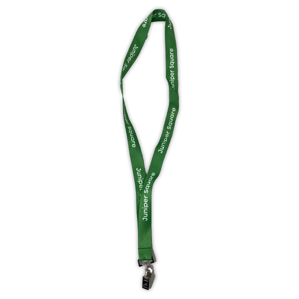 Juniper Square Lanyard - Bulldog Clip