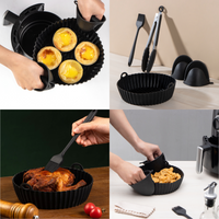Air fryer silicone liner reusable kit