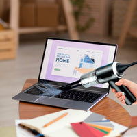 2-in-1 Mini Wireless Vacuum Cleaner & Air Duster – Powerful, Portable & Rechargeable