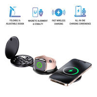 5-in-1 Folding Wireless Charging Station – Power Everything, All at Once