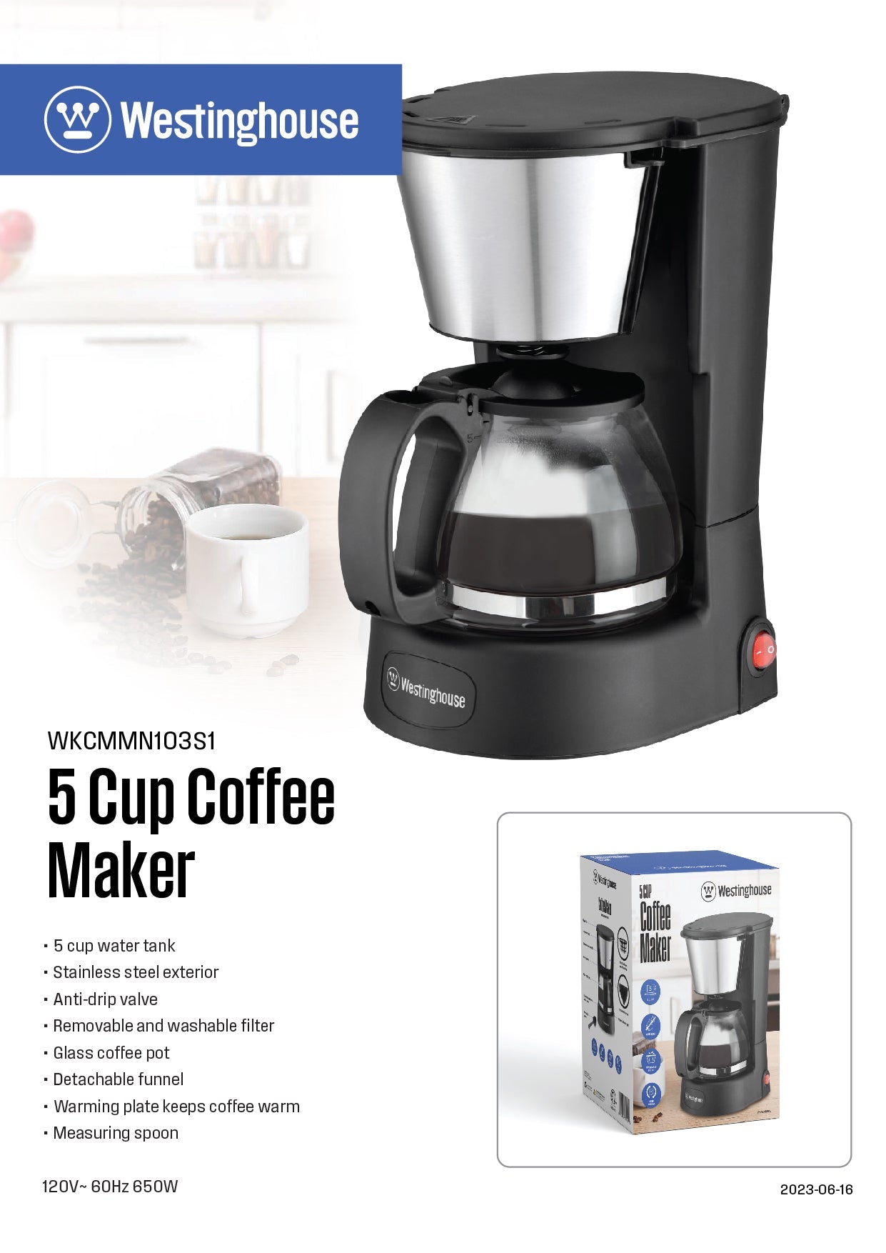 5-Cup Coffee Maker