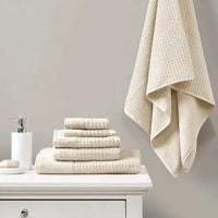 Spa Waffle 6-Piece Bath Towel Set