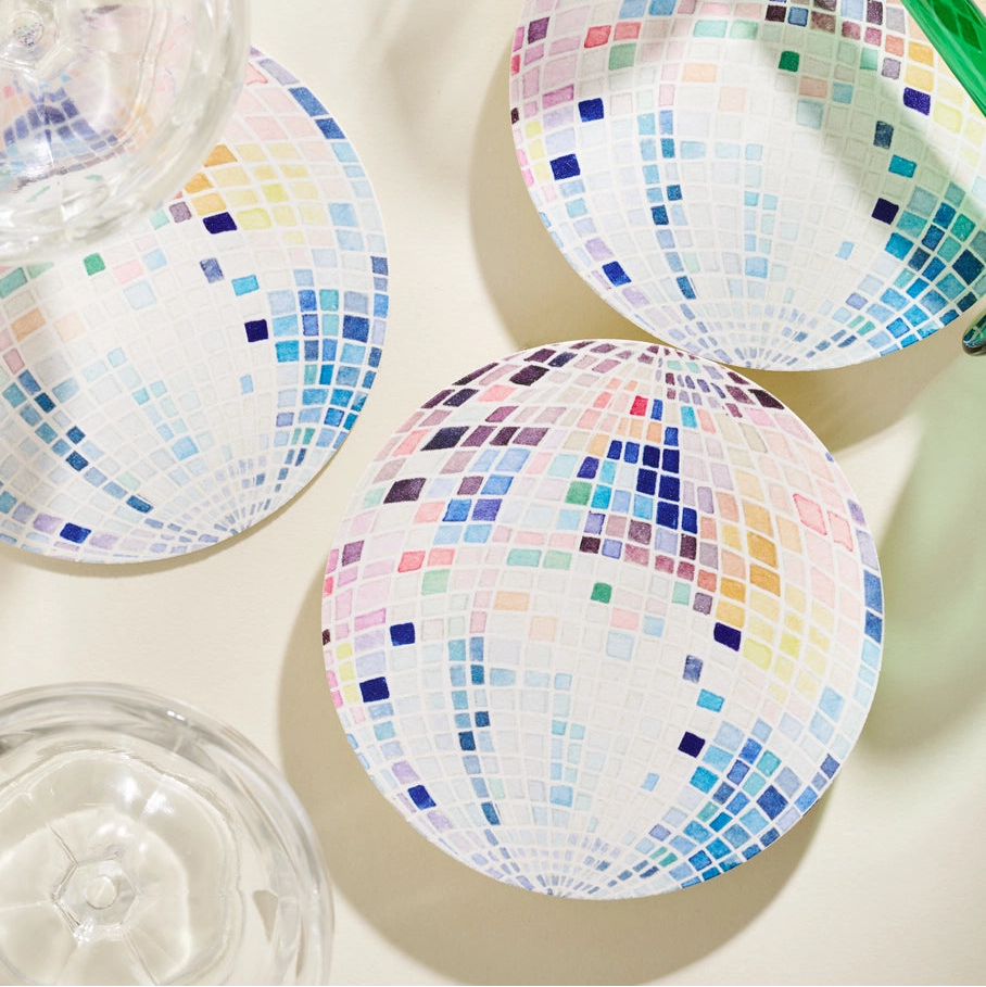 Disco Ball Coasters - Set of 4
