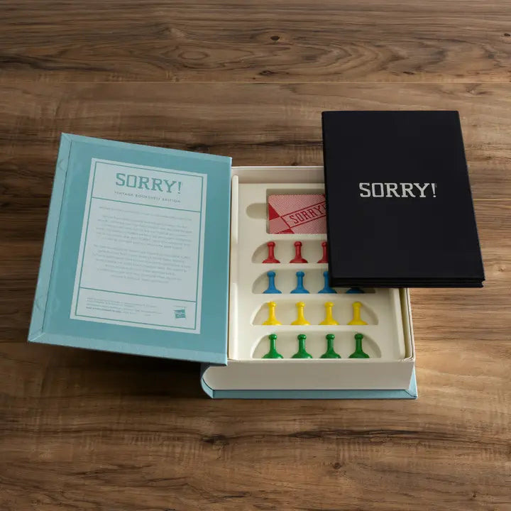 Sorry Board Game Vintage Bookshelf Edition