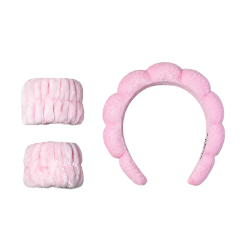 Spa Headband & Wristbands Set