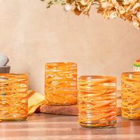 Mexican Handblown Glasses (Set of 4)