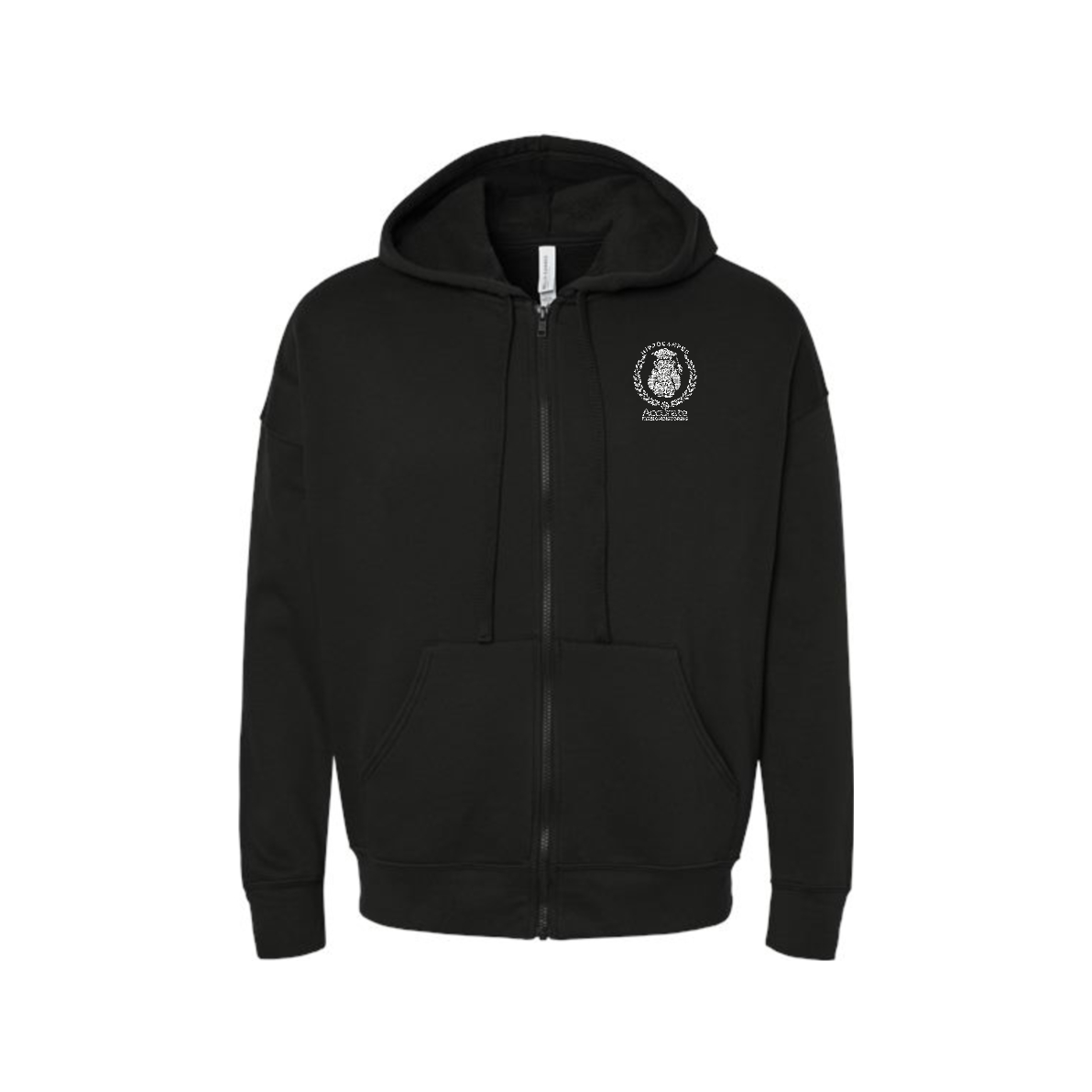 Bella + Canvas Unisex Sponge Fleece Full-Zip Hoodie - Hippo