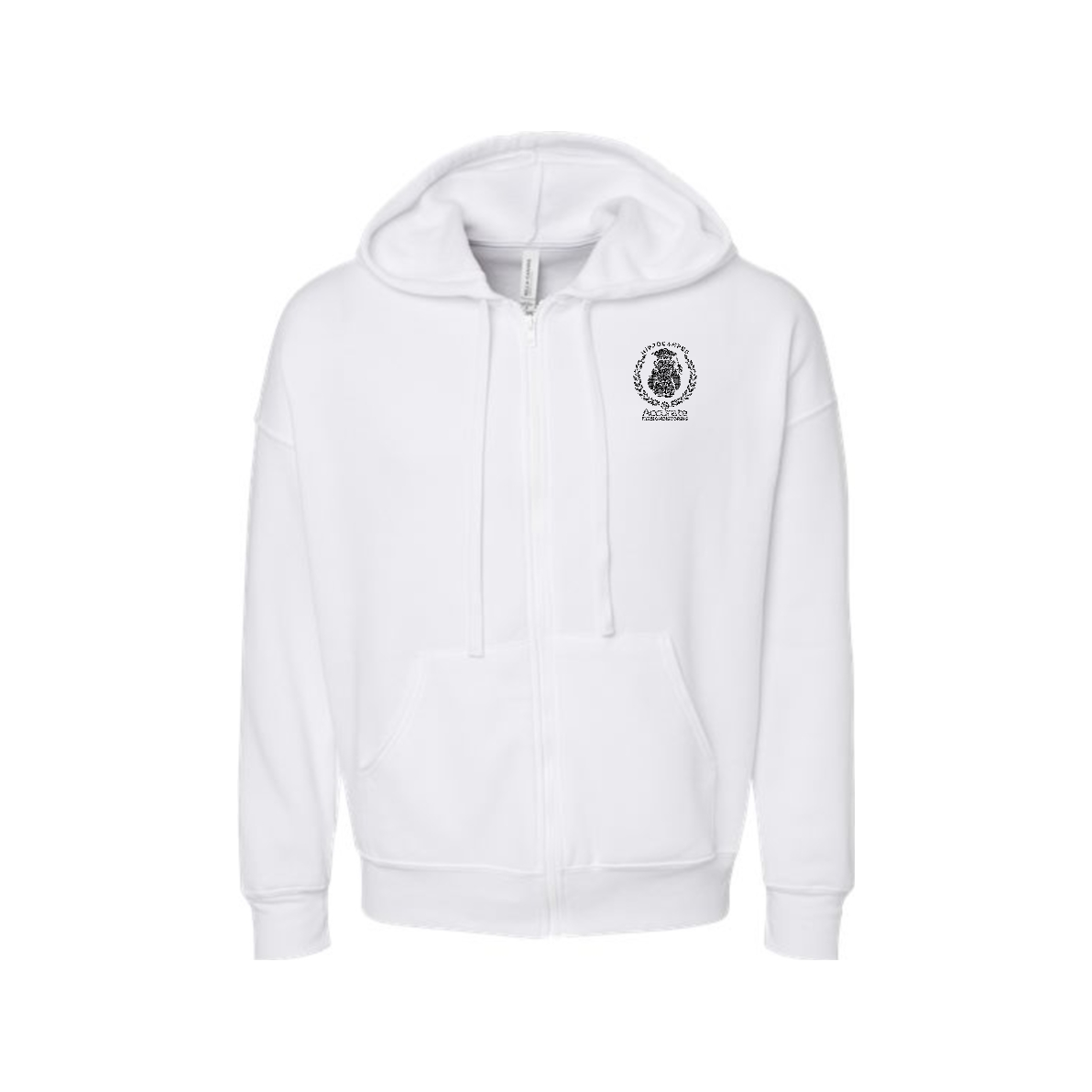 Bella + Canvas Unisex Sponge Fleece Full-Zip Hoodie - Hippo