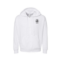 Bella + Canvas Unisex Sponge Fleece Full-Zip Hoodie - Hippo