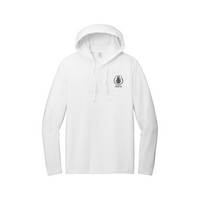 Allmade Unisex Tri-Blend Hoodie Tee - Hippo