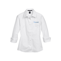 Devon & Jones Ladies' Perfect Fit 3/4-Sleeve Stretch Poplin Blouse