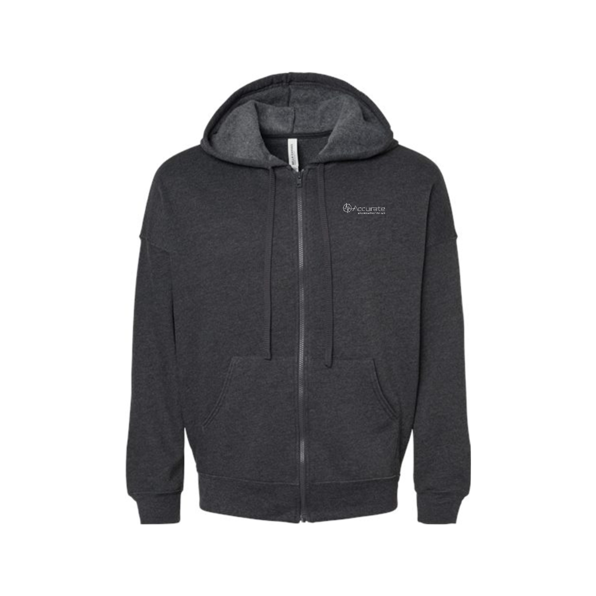Bella + Canvas Unisex Sponge Fleece DTM Full-Zip Hoodie