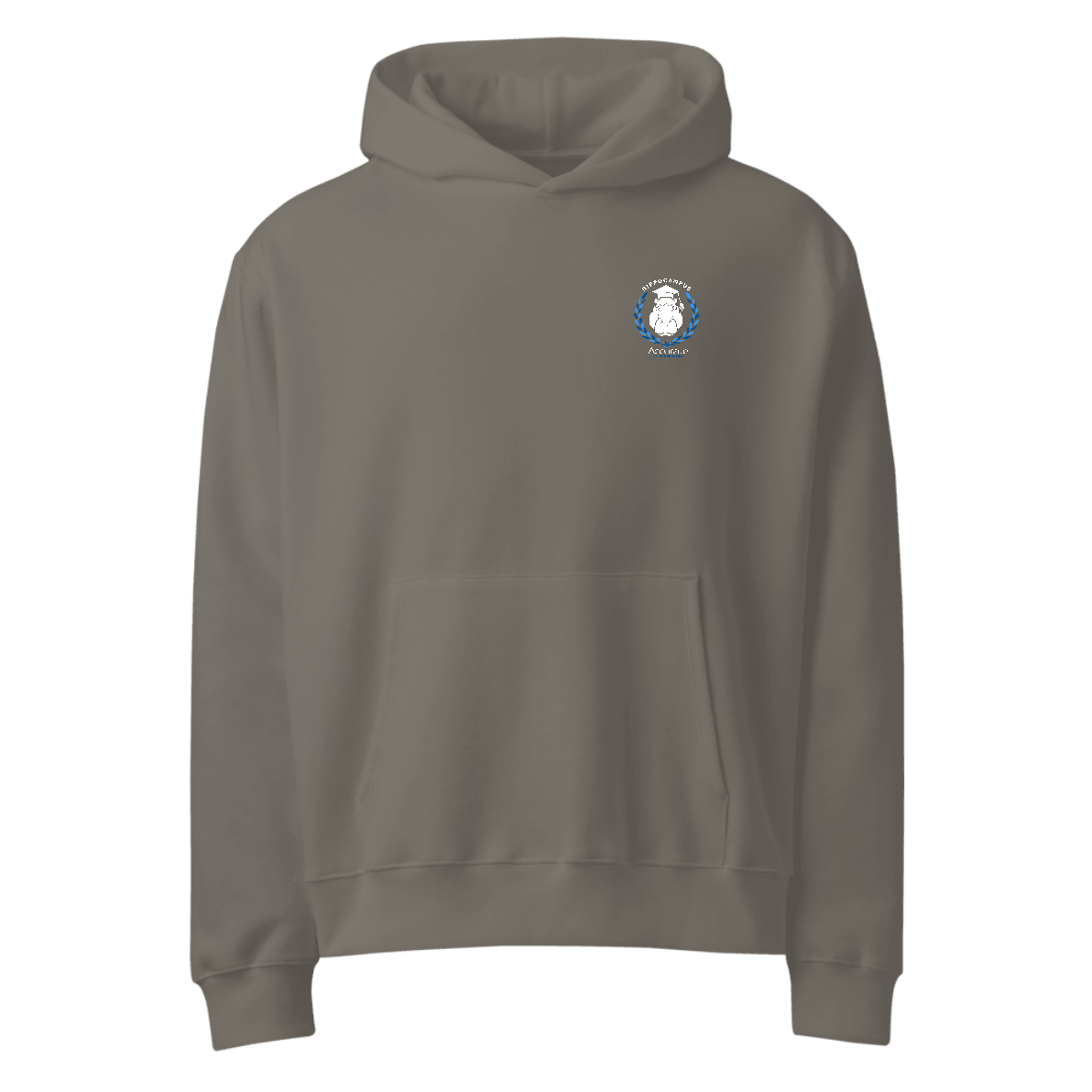 Bella + Canvas Unisex Oversized Heavyweight Hoodie - Hippo
