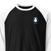 Unisex 3/4 Sleeve Raglan Shirt - Hippo